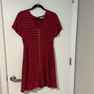 Madewell, size 4, polka dot dress